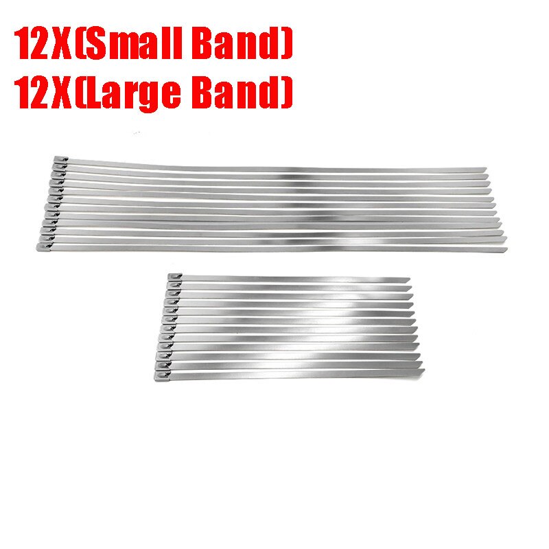 24-Piece Band & Buckle Clamp Set – CV Joint Half Shaft Boot Bands, Universal Fit