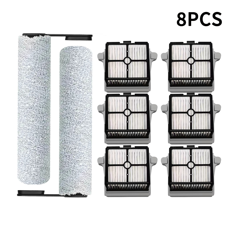 For Tineco Floor ONE S7 Pro / S6 Parts Version 1 Cordless Wet Dry Vacuum Cleaner Replacement Accessories Roller Brush Filter: Pink