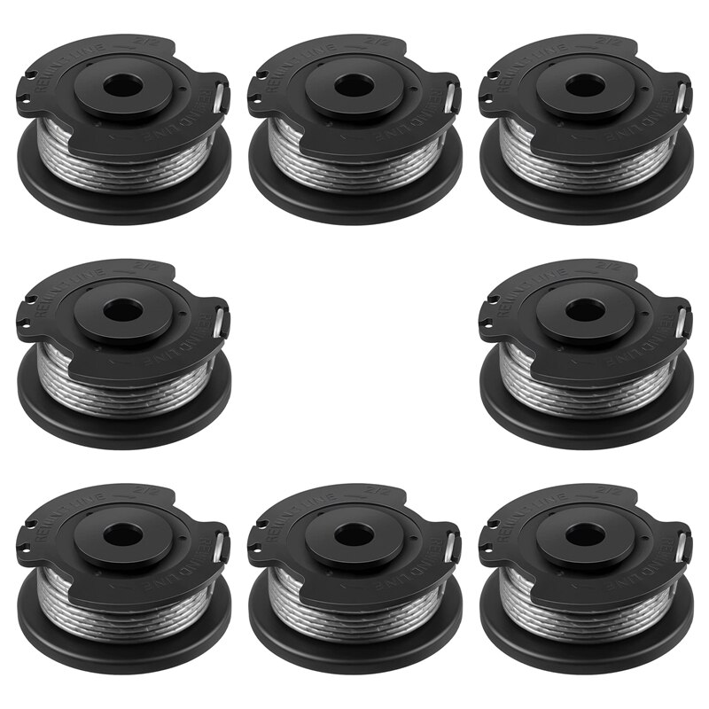 8 Pack F016800569 String Trimmer Replacement Spool Line For Easygrasscut 23, 26, 18, 18-230, 18-260, 18-26: Default Title