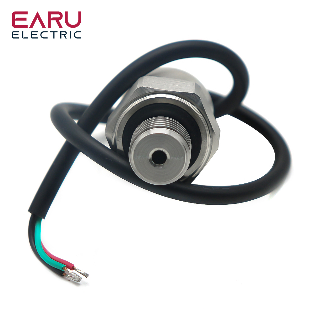 Drucksensor-Absender für Wasser, Öl, Kraftstoff, Gas, Luft, G1/4, 5 V, Keramik-Sensor, Edelstahl, 0,5 MPa, 1,2 MPa, Wandler