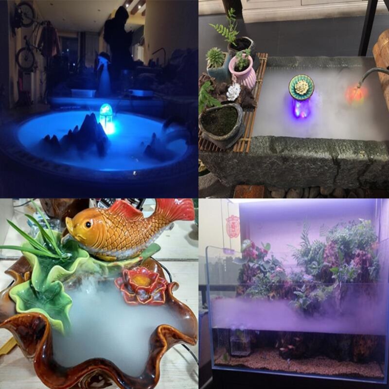 Ultrasone Luchtbevochtiger Mist Maker Fogger Vernevelaar Water Fontein Vijver Verstuiver Hoofd Luchtbevochtiger