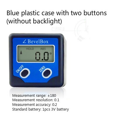 Electronic Digital Level Display Inclinometer Angle Gauge Meter Angle Measurement 360 Degree Magnetic Angulometer Angle Box: Type 2