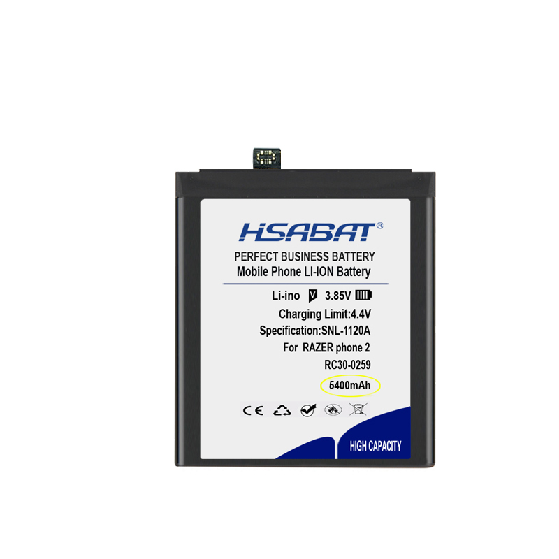 HSABAT – batterie pour RAZER phone 1 / phone 2, RC30-0215 RC30-0259 ~ 4500 mAh, 5400