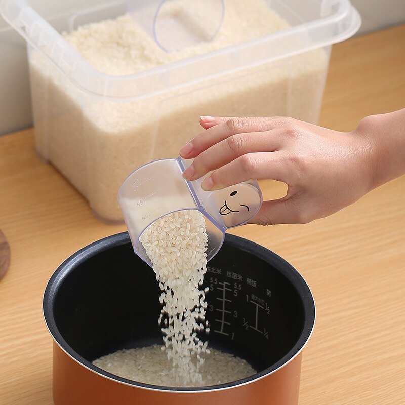 Kitchen Scaled Rice Cup Household Two-in-one Multifunctional Grain Measuring Cup Grain Measuring Cup Rice Spoon