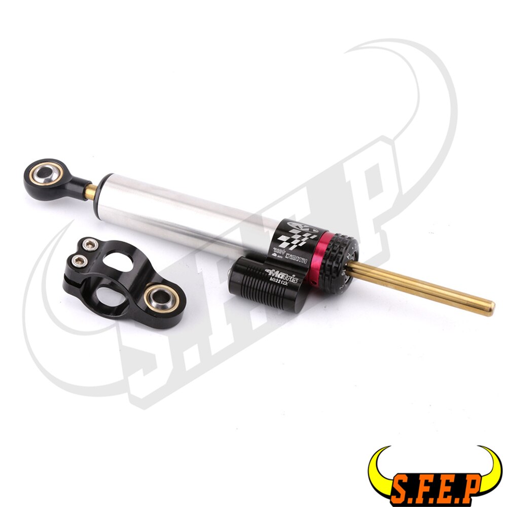 Uniwersalny CNC regulowany amortyzator kierownicy stabilizator wspornik dla Kawasaki Ninja 250 Ninja 300 Z250 Z300 ZX6R ZX10R Z750 GTR1400
