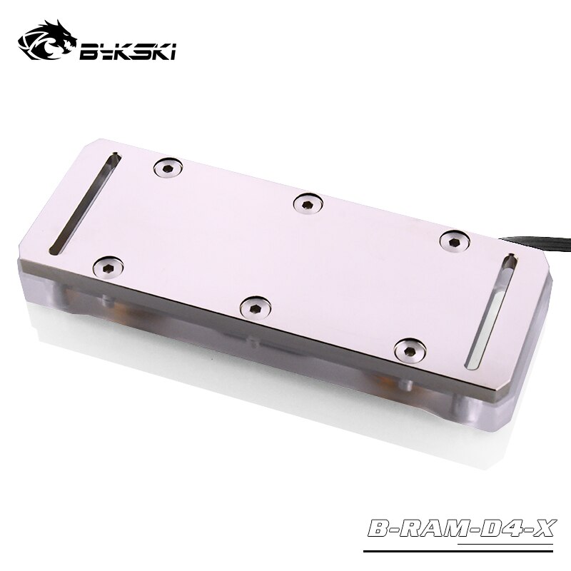 Bykski Acryl RAM Wasser Block Speicher Kühler unterstützt 4 kanäle & 2 kanäle 5V Oder 12 Mobo Aura synchronisieren b-RAM-D4-X