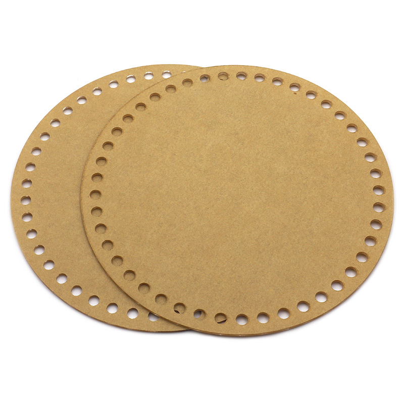 18cm Round Plexiglass Acrylic Sheet for Knitted Bag Cloth Yarn DIY Weave Bag Accessories Handmade 45 holes Crochet Bag 2mm Thick