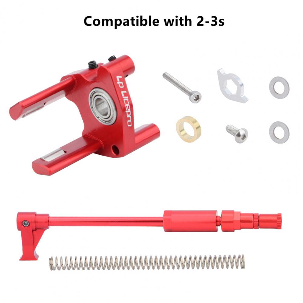 1 Set Ultralight Bike Shifter Lengthened Gear Shifter Aluminum Alloy Bike Derailleur High Hardness Gear Shifter for Brompton