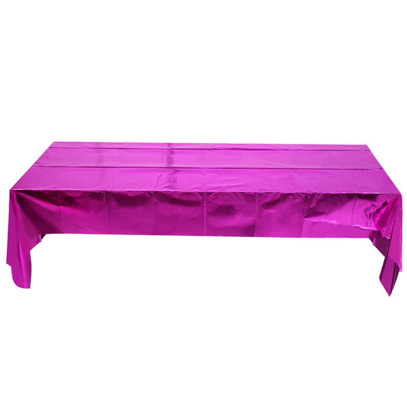 Rose Gold Foil Tablecloth Tablecloth Shiny Tablecloth Suitable for Party Wedding Anniversary Thanksgiving Christmas: Rose Red