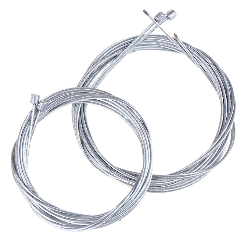 2 stk cykel gear kabel universal mtb landevejscykel cykel indre bremse kabel kerne wire bremse linje kabler tilbehør