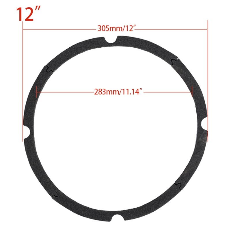 Rubber Ring Speaker Doek Rand Reparatie Onderdelen Luidspreker Surround Rubber Vervangende Onderdelen Voor Speaker Reparatie Of Diy M08 22: F