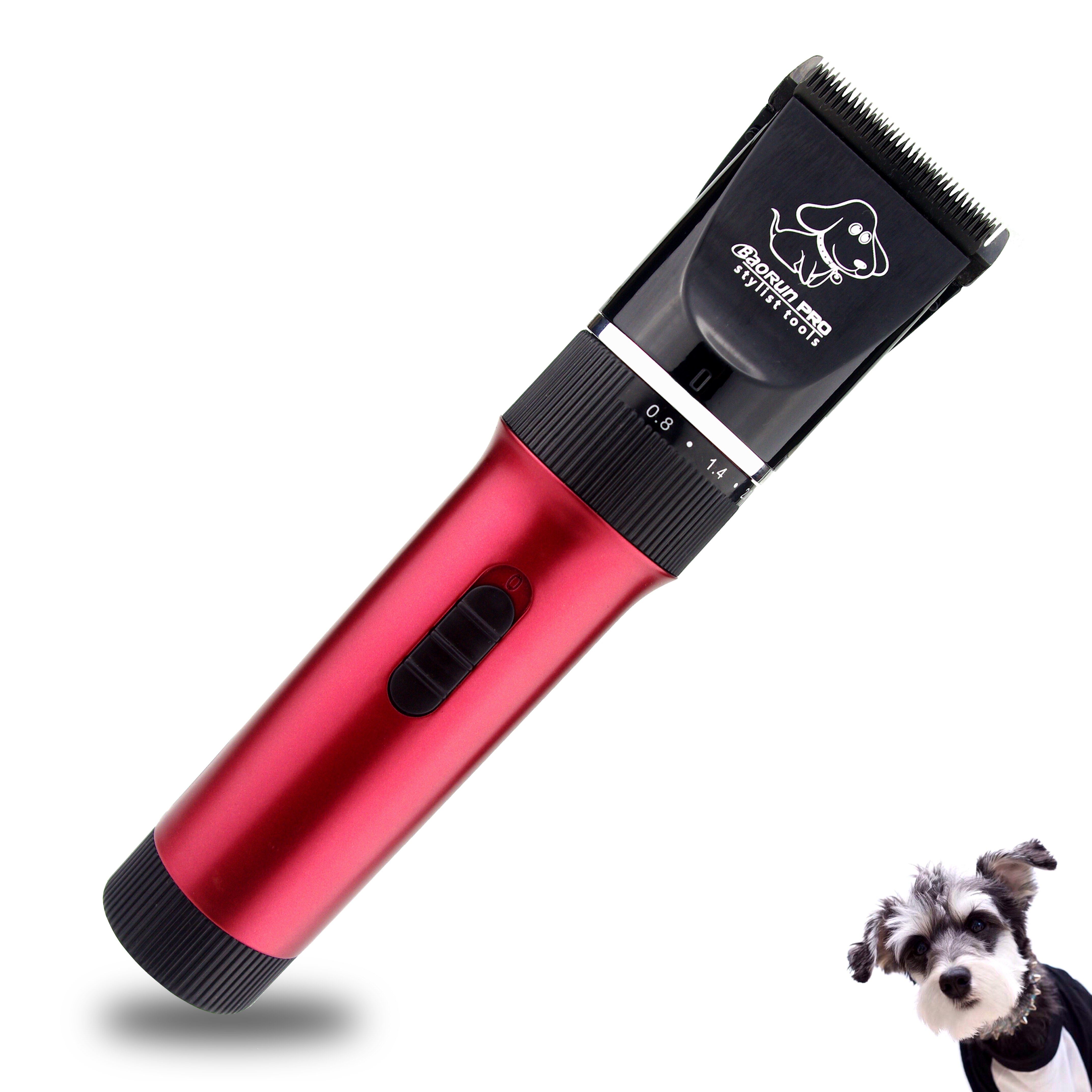 Pet Hair Trimmer Electric Rechargeable Cat Clipper Grooming Cutters Powerful Shaver Machine For Animal 110-240V