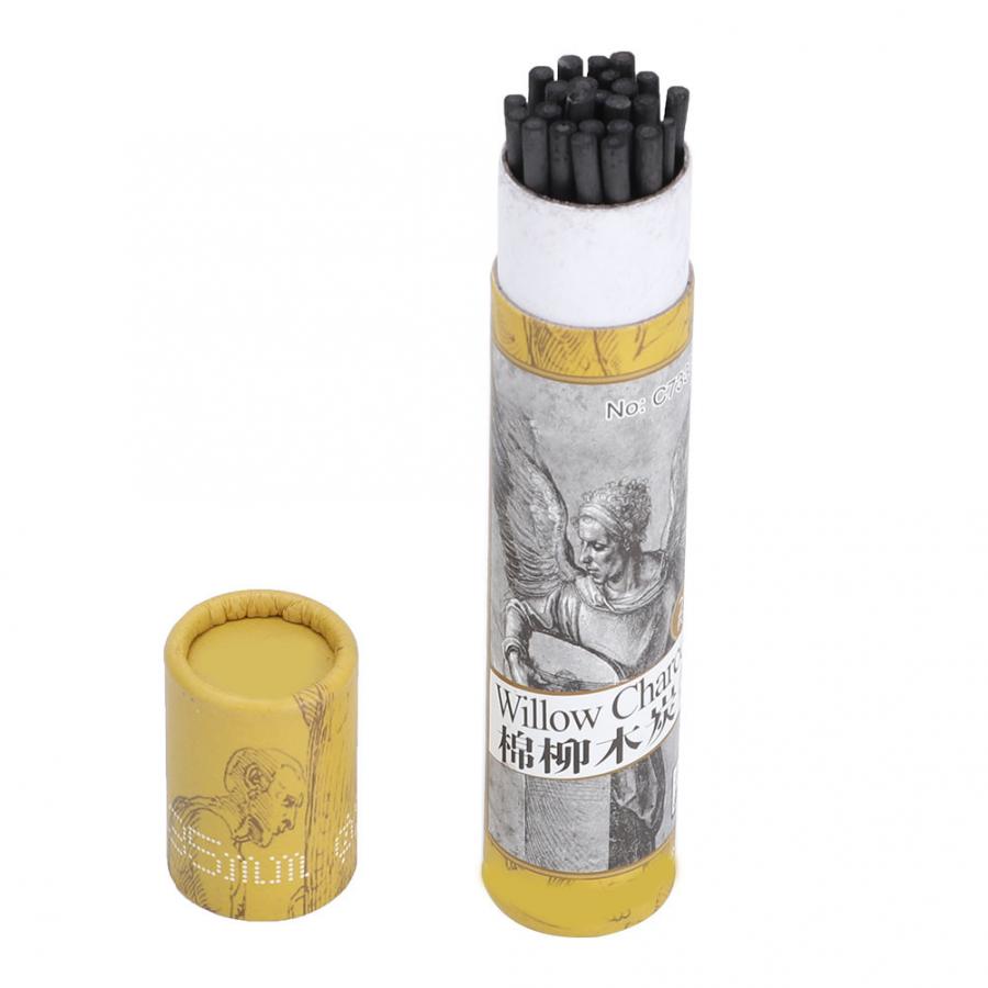 25pcs Houtskool Potlood Tekening Houtskool Bar Kunstenaar Art Tekening Gereedschap Schets Potlood: 7330