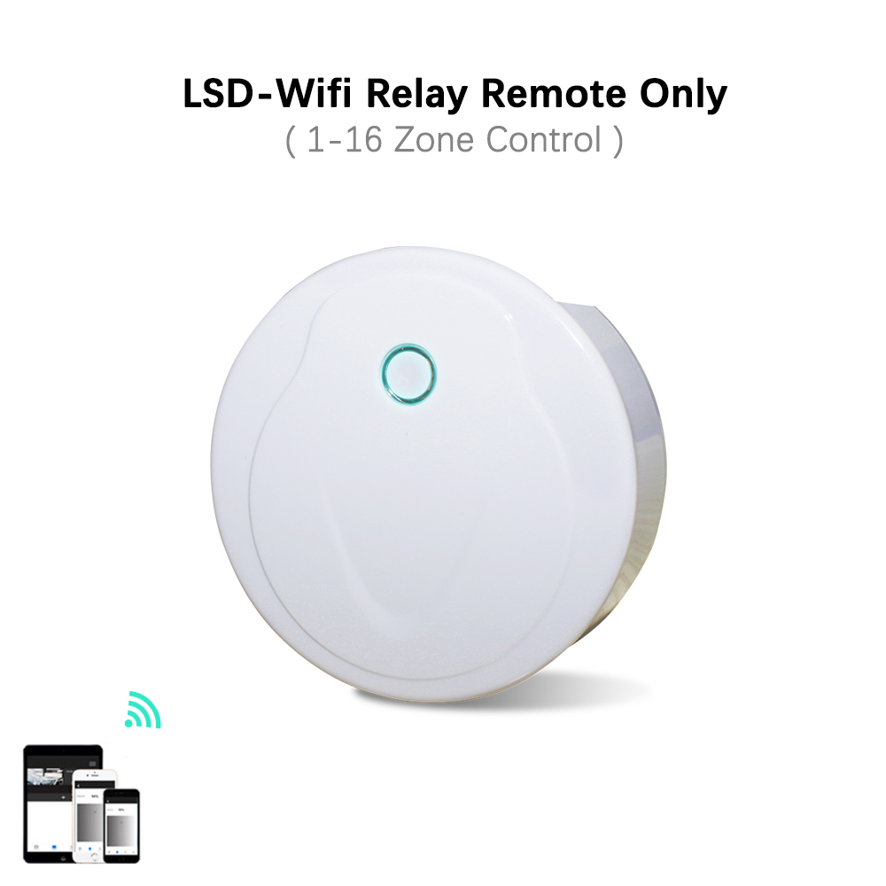 Dimmer led 220v 230v 110v ac triac trådlös wifi rf dimbar tryckströmbrytare med 2.4g dimmerknappar för led lampa  s1- b: Endast lsd-wifi-relä
