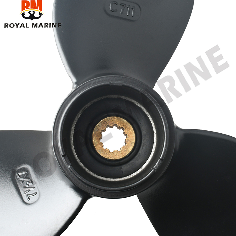 Hélice 58111-98651-019 (3x7, 1/2x7) 7 1/2x7 para Suzuki DF4 DF5 DF6 4HP 5HP 6HP 58111-98651 5811198651019 piezas de motor de barco