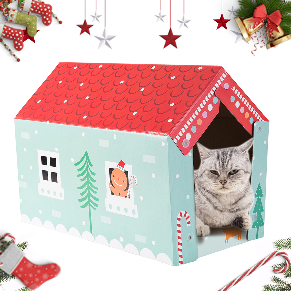 Cat Toys Cat Scratch Board Pad Scratching Posts Kitten Corrugated Paper Pad Cats Grinding Nail Scraper Mat Mattress