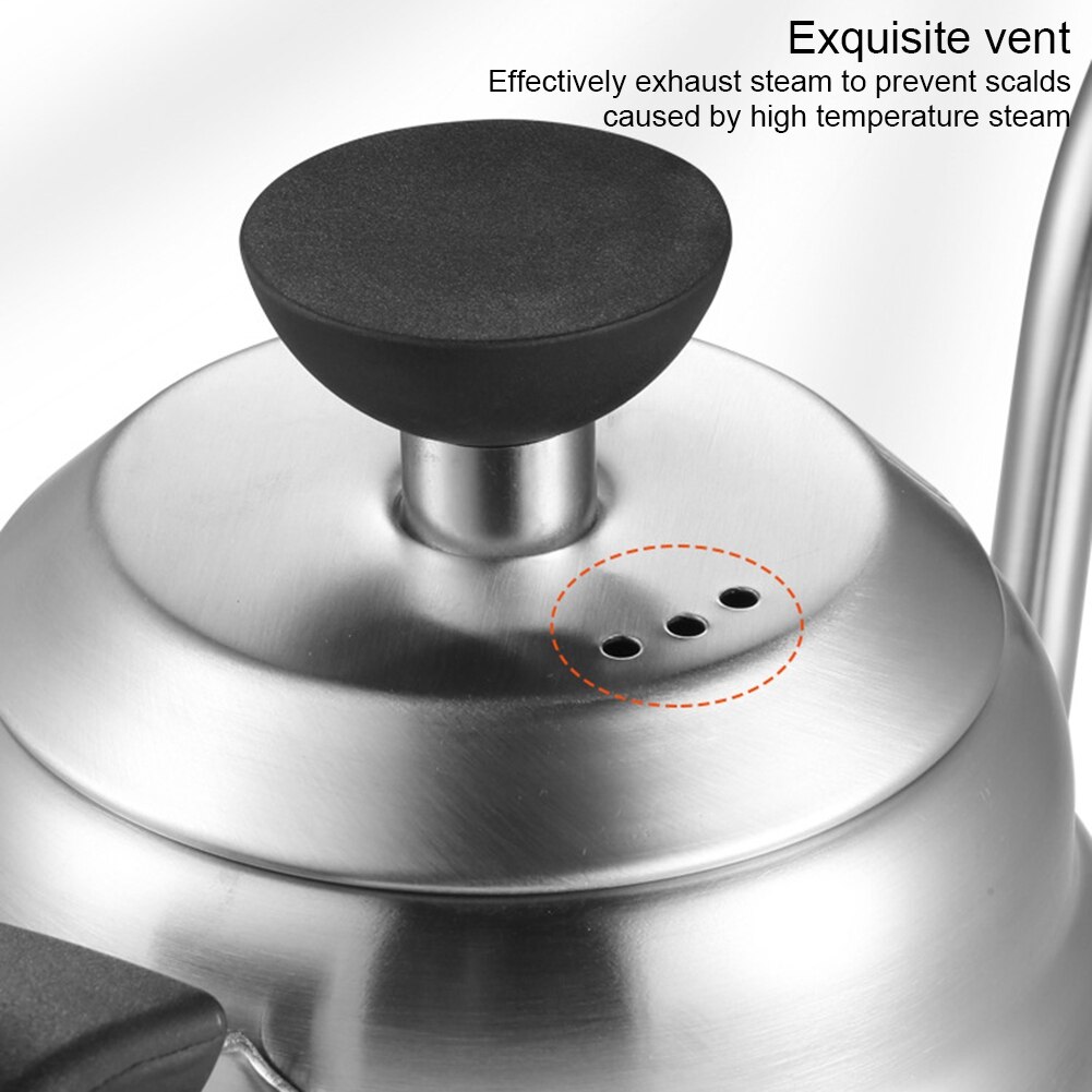 1PC café ollas de acero máquinas de café inteligente gotero As major Coffee eléctricas tetera con cuello de cisne de reemplazo