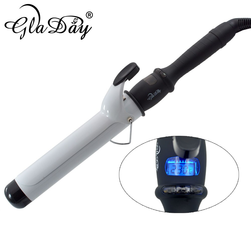 Professionele Haar Curling Wand Keramische Krultang 38mm Haar Krultang