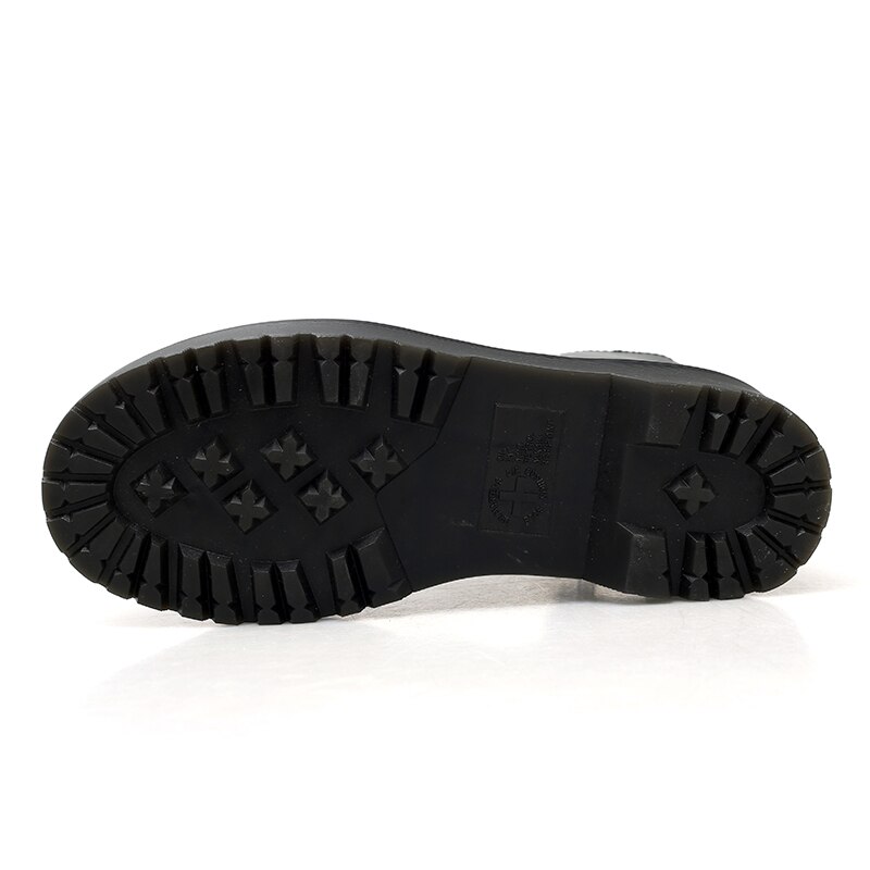 Botines blancos de piel auténtica para mujer, botas de plataforma planas, zapatos de piel para otoño e invierno, botas de cuero con cordones de punta redonda