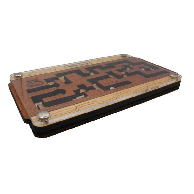 High Difficulty Level Two Layers IQ Wooden Sliding Maze Puzzle Logic Brain Teaser Puzzles Game for Adults