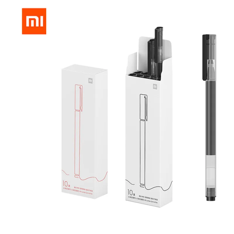 Xiaomi mijia zeichen stift 10pc/einstellen 0,5mm mi kaco kugelschreiber kern haltbarer zeichner stift nachfüllen schwarze Japan tinte