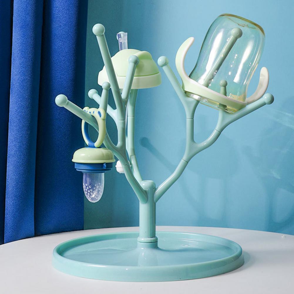 New Bottle Dry Rack biberon scarico stendini blu rosa biberon pulizia asciugatrice scolapiatti stendino