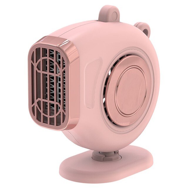 Portable 150W Car Auto Heater 2 In 1 24V Rear Seat Electric Auto Warmer Air Blower Vehicle Demister Heating Dryer: 12v pink