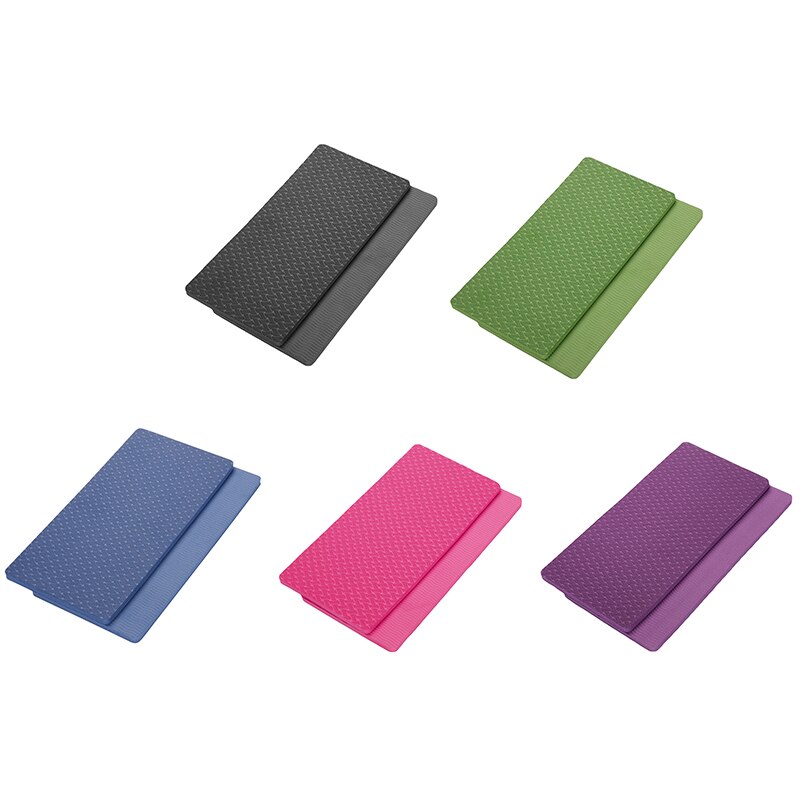 2 -teiliges set yoga-kniepolster, plank-kissen, fitness-pad, bodybuilding-kissen, ellbogenpolster, trainingsmatte für sport und pilates