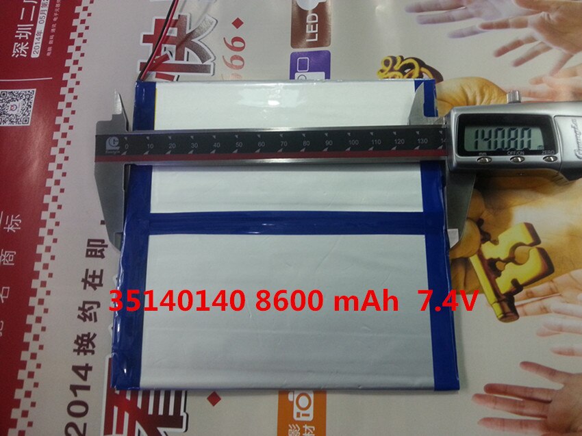 U9GT2 U19GT Vido N90 A19 A1 dual motor 3670140 36140140 8600 mAh Chi V9 Batterij DIY 7.4 V Tabletten Batterijen MID Pda &#39;S