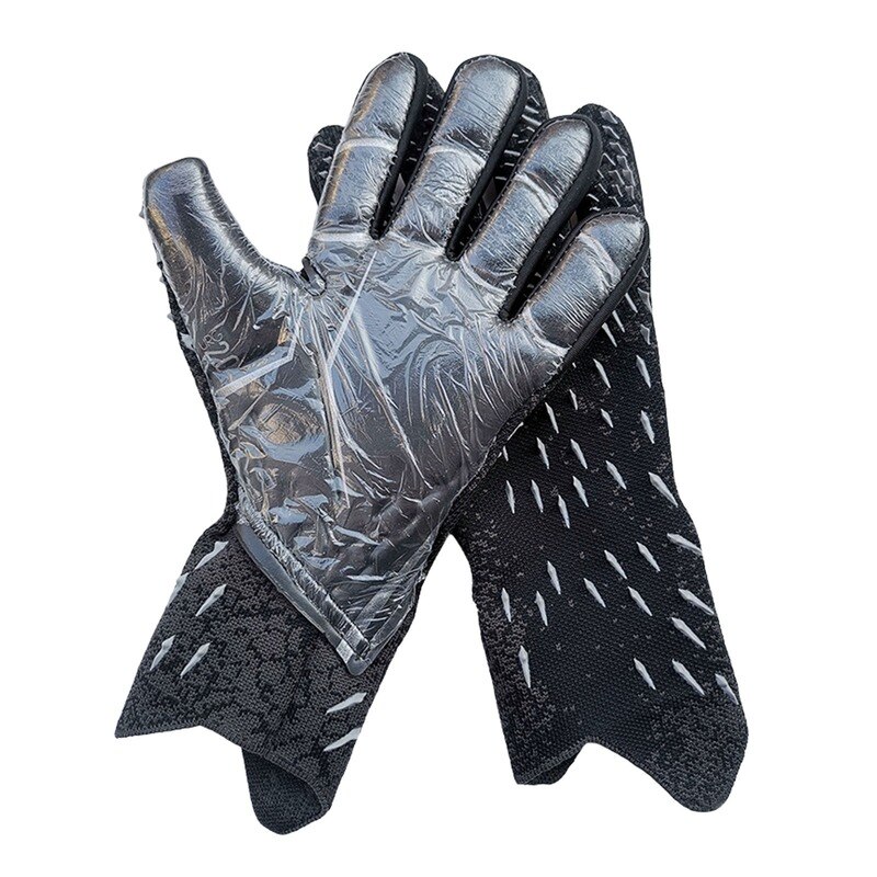 Non-Slip Latex Soccer Goalkeeper Glvoes with Slip Protective Latex Goalkeeper Gloves Sizes 6-10 for Children Adults