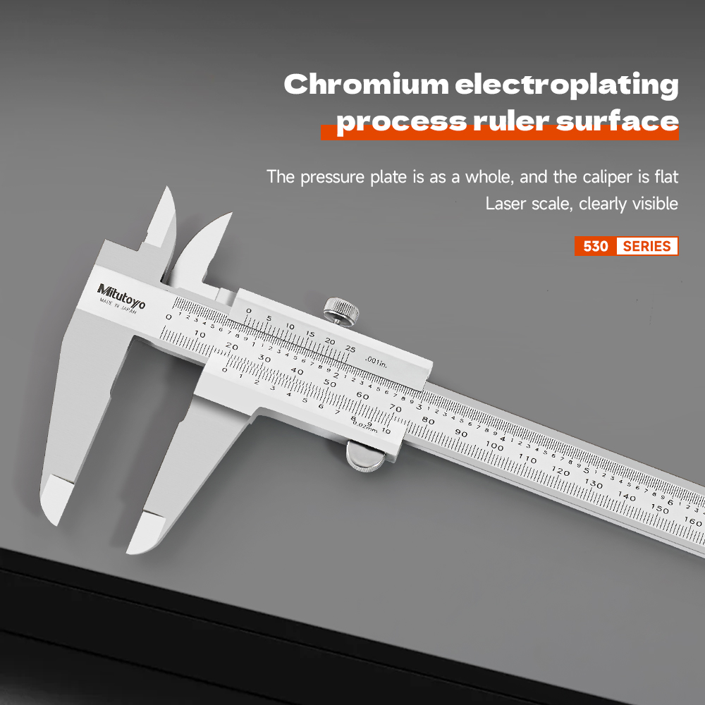 Mitutoyo Vernier Caliper High Precision 0.02mm Measurement Scale Gauges Vernier Caliper 0-150/200/300mm Accurate Measuring Tools