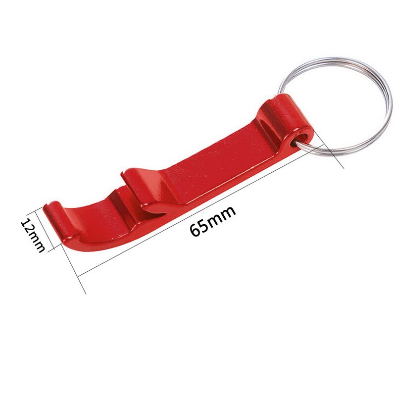 Draagbare Bier Flesopener Sleutelhanger 4 In 1 Pocket Aluminium Bier Flesopener Kan 5 Kleuren Bruiloft Gunst