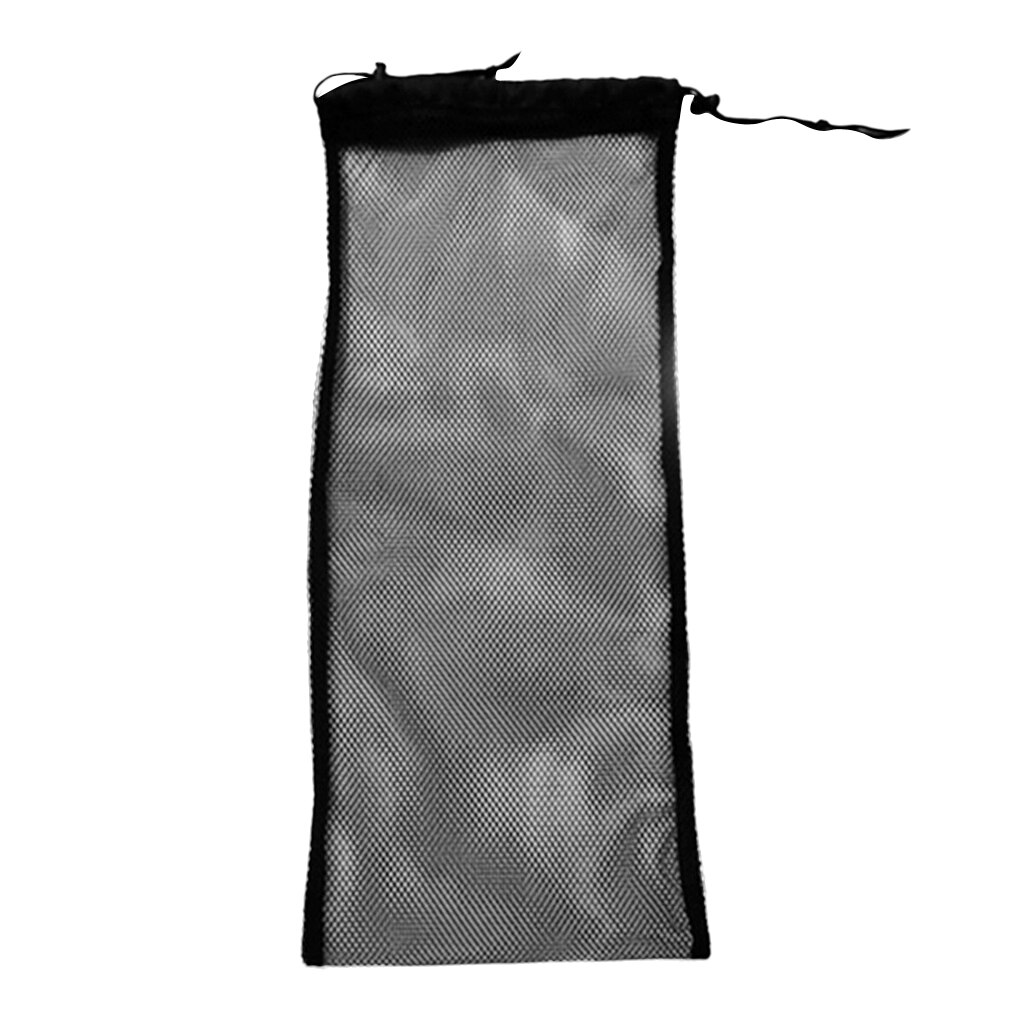 Bolsa de malla de gran capacidad para buceo, esnórquel, aletas de natación, soporte de engranaje, saco de viaje, 50x23,5 cm