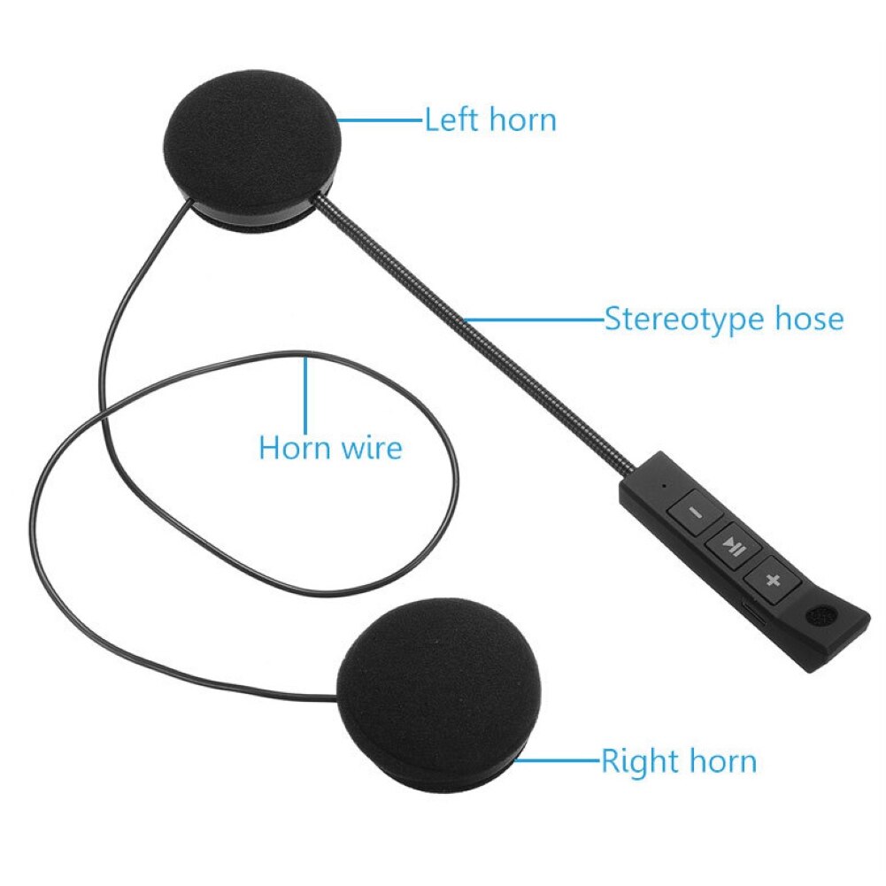 Auriculares universales para casco, audífonos estéreo con micrófono, manos libres, Bluetooth, para motocicleta, intercomunicador, moto, Ridingone
