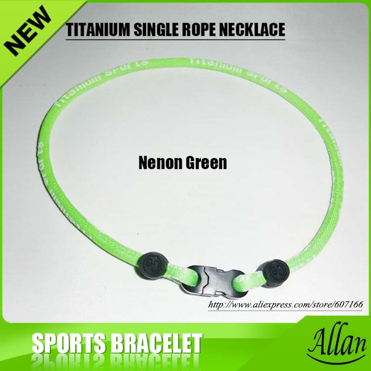 Enkele titanium ketting sportketting voor honkbal softbal voetbal voetbal volleybal basketbal