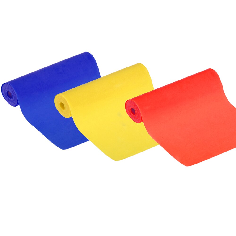 3 PCS Yoga Elastic Resistance Bands Yoga Stretching Bands Fitness Exercise Resistance Bands For Exercises Gym Training Workout: Default Title