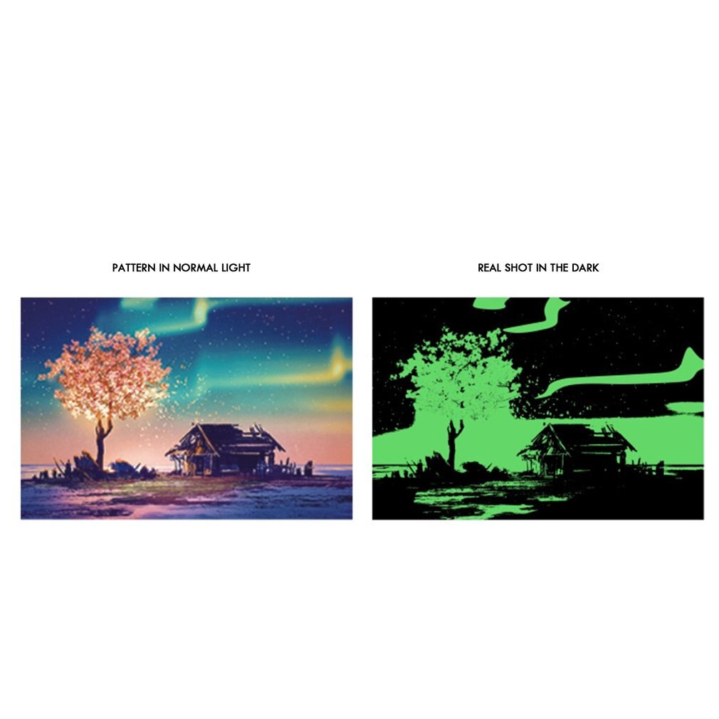 Adult puzzle 1000 pieces round thousand color rainbow Paper Adult puzzle Brain game decompression artifact: Fantasy lights tree