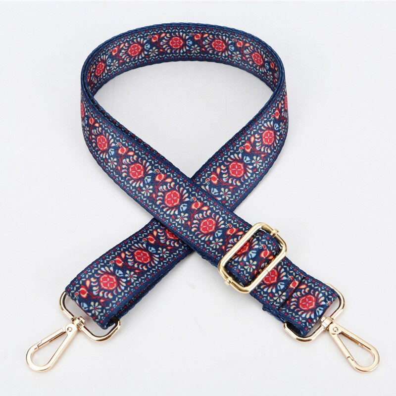 1PC National Style Long Shoulder Strap DIY Adjustable Crossbody Bag Shoulder Bags Decoration Belt Straps: 4