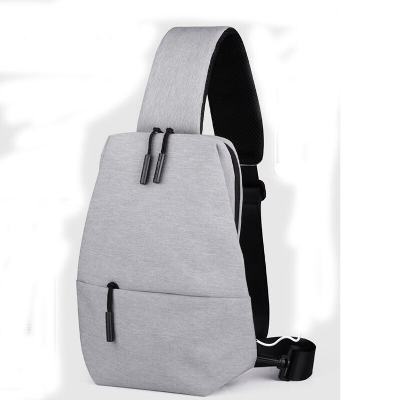 Corée Style unisexe sac à bandoulière poitrine Pack décontracté multifonction épaule pour hommes et femmes voyage messager