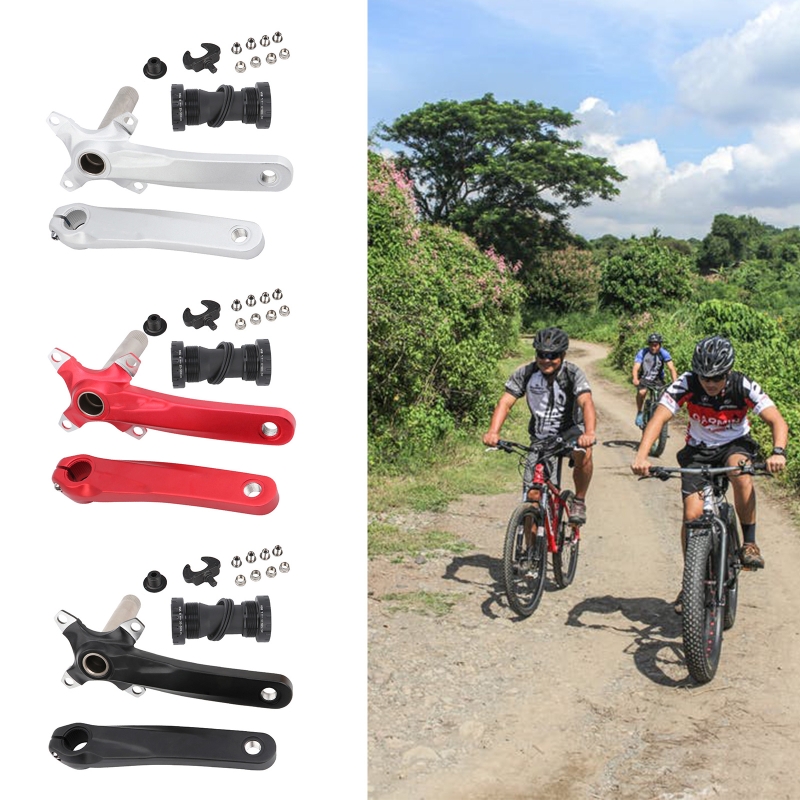 Fiets Crankstel Aluminium Vierkante Taper Crank Set voor 8/9/10/11