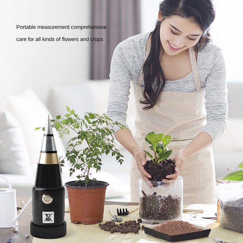 Handheld Soil Moisture PH Meter Acidity Humidity Tester Metal Sensor Probe No Battery Hygrometer Planting Garden Tool