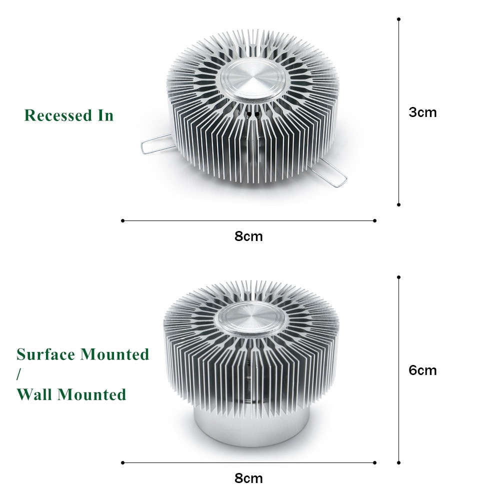 Downlight Led moderne encastré Spot Led plafonnier monté en Surface coloré Spot lumineux pour salon couloir barre KTV partie