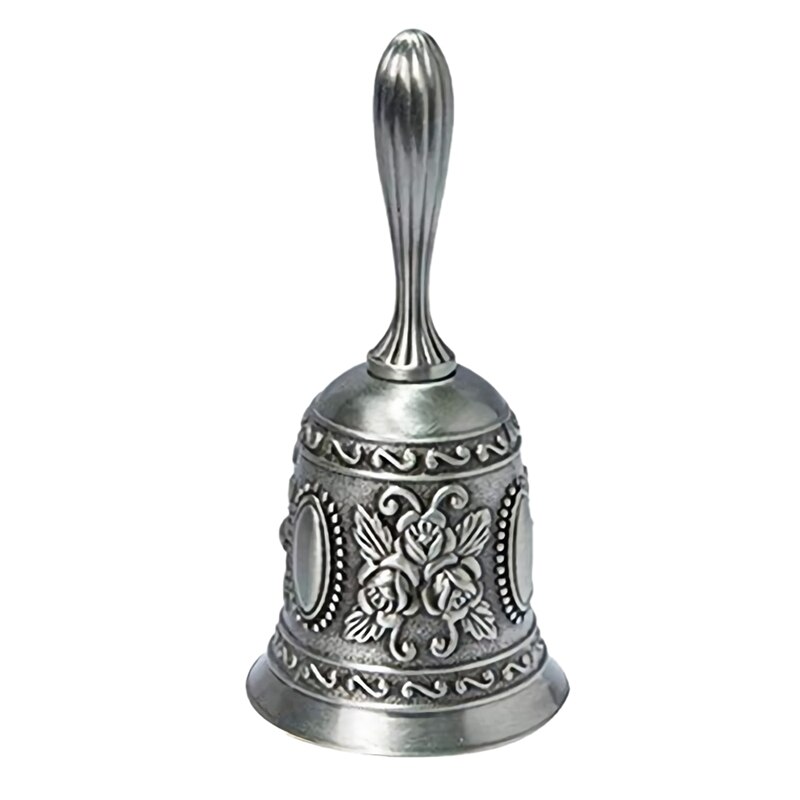 Hand Bel, Metal Tone Ring Alarm Hand Hold Dienst Call Bell Desktop Bel Thee Diner Bel Spel Bel, christmas Bell: Default Title