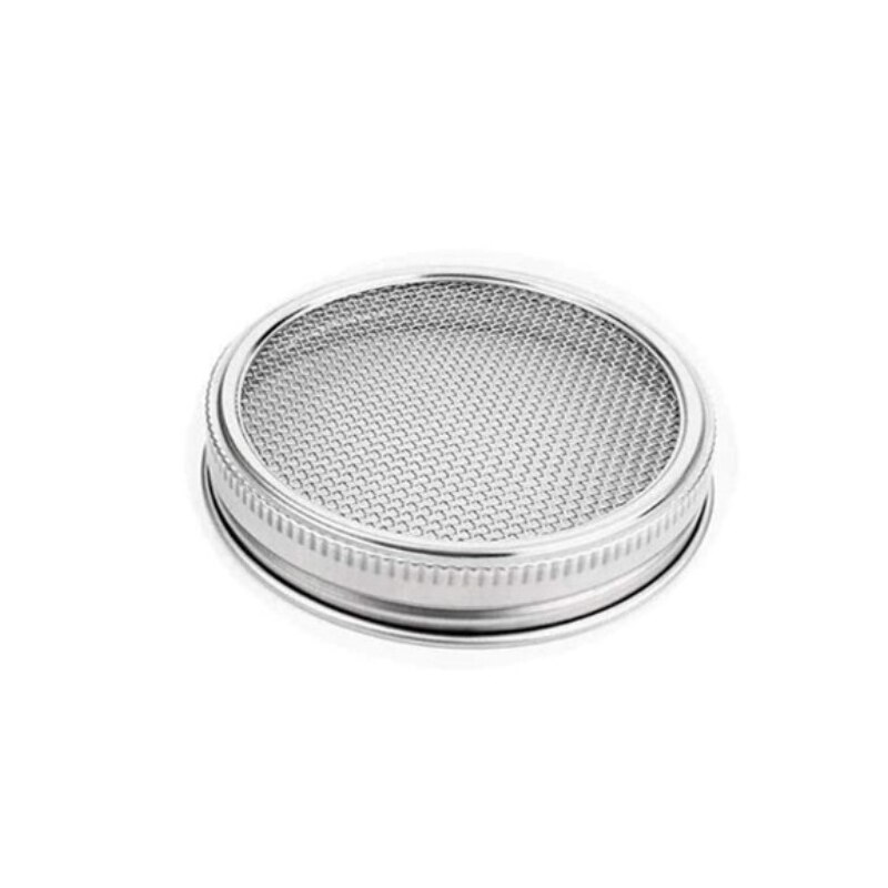 1Pc Rvs Filter Mesh Screen Deksels Sprouter Zaad Filter Kit Kieming Cover Kieming Voor Mason Potten Tuin Sproute: Net cover ring 70mm