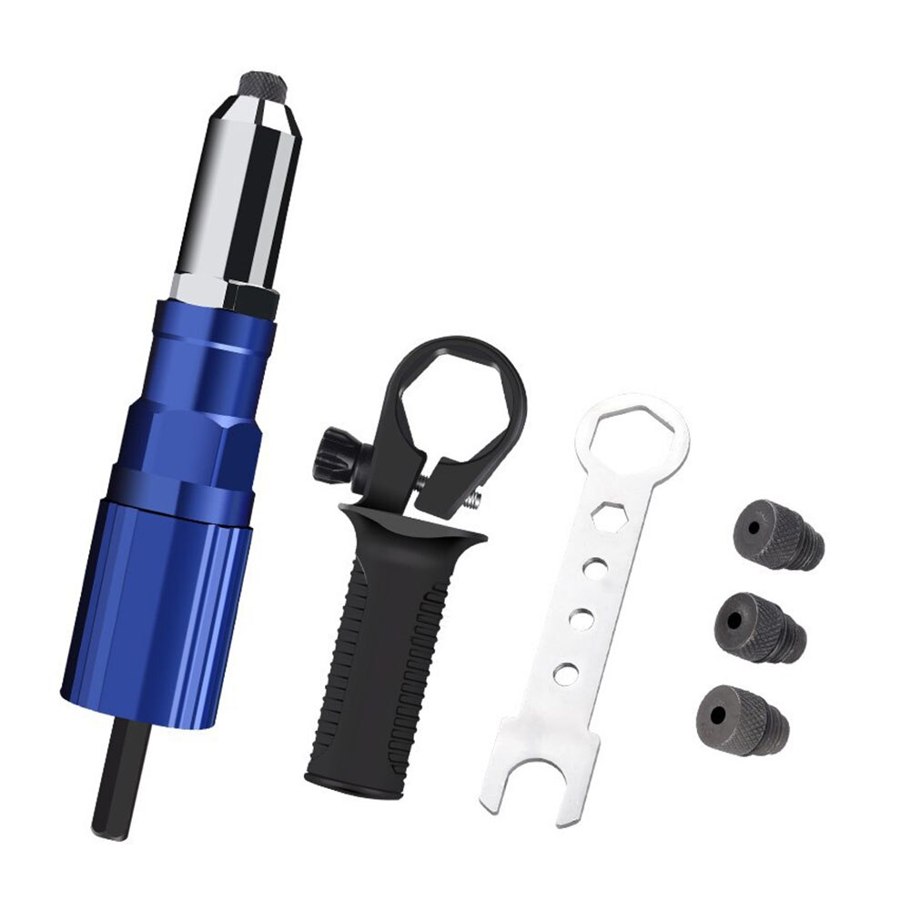 Klinknagel Adapter Set Vervanging Accessoires Draadloze Klinken Anti Slip Power Boor Draagbare Tool Elektrische Insert Moer Professionele