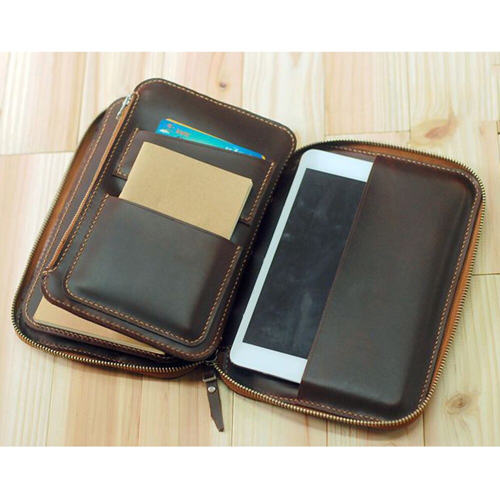 23x16.5x2.5cm cellphone pad notebook storage bag kraft paper sewing pattern hollowed stencil template