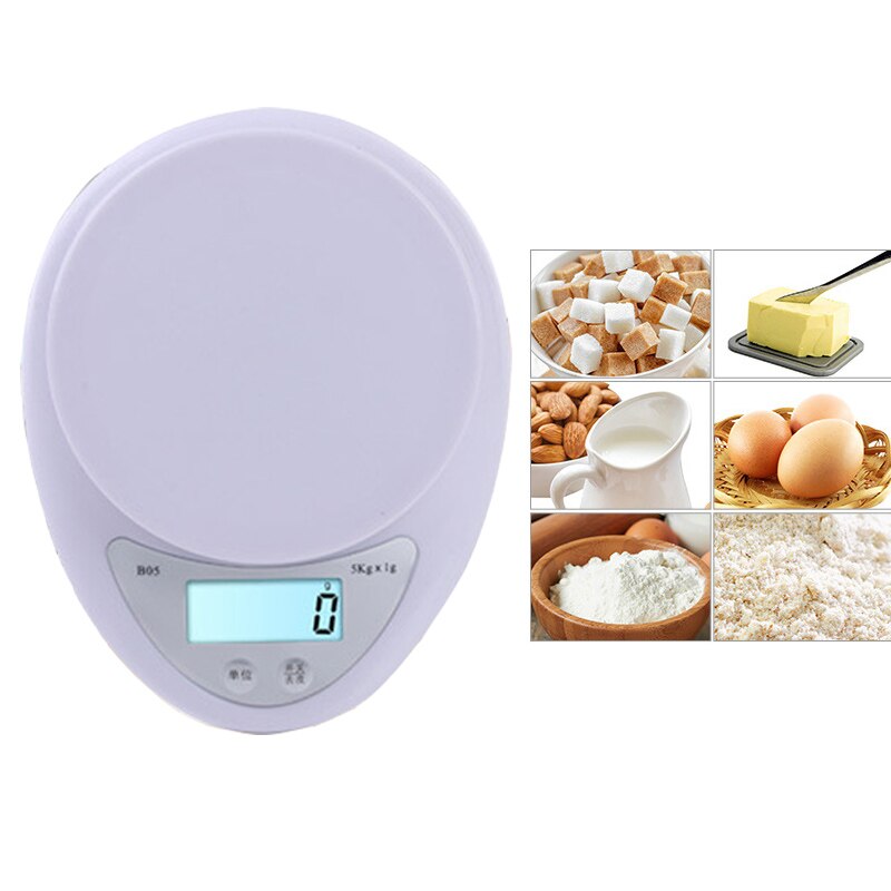 Báscula Digital portátil 5kg 1g, báscula electrónica LCD, escalas romana para cocina, báscula Postal para alimentos, báscula de peso para medir bascula cocina