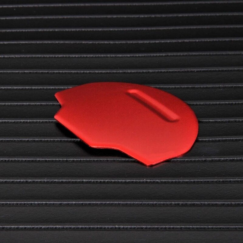 6x aluminium auto dashboard sierlijsten airco airconditioning ventilatierooster afdekring cirkelvormige sierlijst sticker geschikt voor ford mustang 15-17