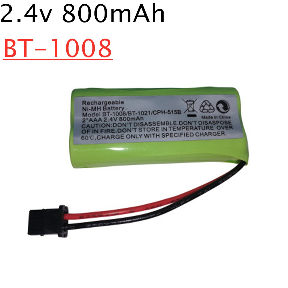 1Pcs BT-1008 2.4v 800mAh AAA Ni-MH Rechargeable Battery For Uniden BT-1008 BT-1016 BT-1021 BT-1025 CPH-515B BT1021 BT1025