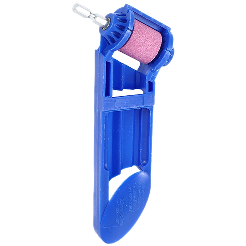 2-12.5mm utensile per affilare la mola per corindone per affilare punte da trapano con scanalatura diritta da 10 pezzi 60 gradi V